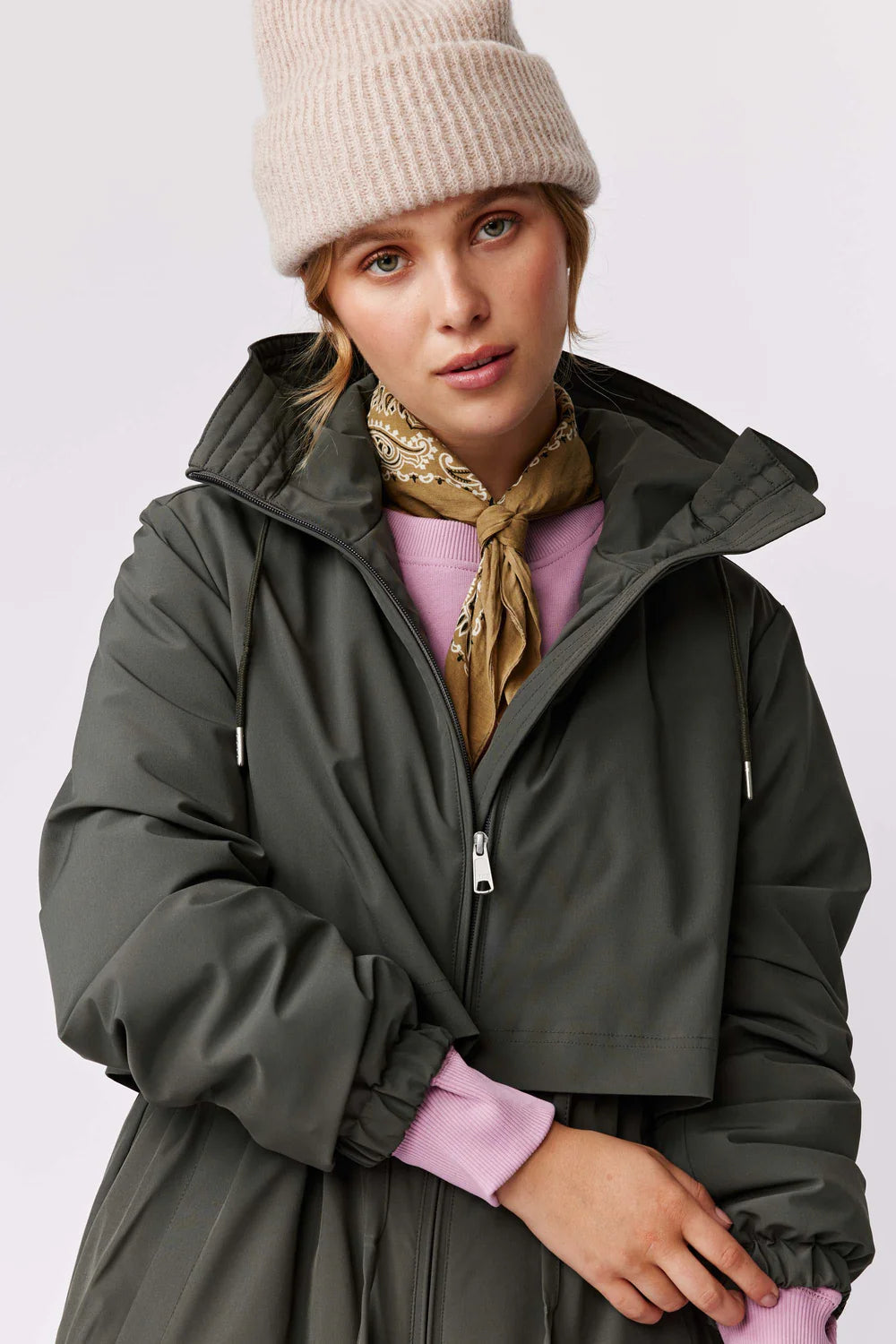 Makia hooded wool jacket outlet